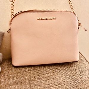 MK light pink crossbody bag